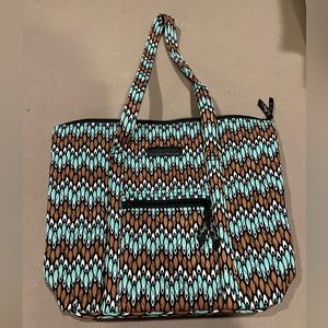 Vera Bradley Zipper Tote Sierra Stream